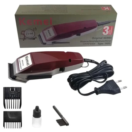 Tondeuse kemei pro rouge